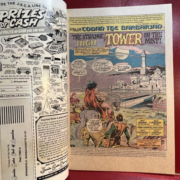 1975 Conan The Barbarian # 56 Barry Windsor-Smith cover NM Thing From The Tower! - Picture 2 of 3